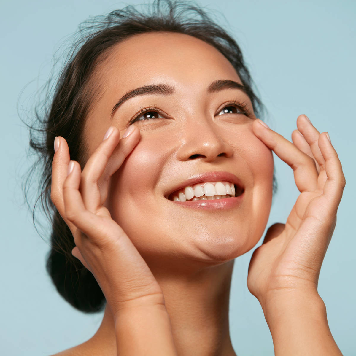 Woman with beauty face